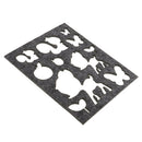 DIY Needle Felt Applique Mold / Mould Needle Felting Starter Kit Beginner Kid Toy Craft Tool Cute Animals