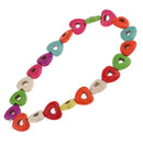 20 Pieces/Strand Hollow Heart Shape Gemstone Turquoise Beads for Jewelry Making DIY Necklace Bracelet 15mm