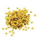 7mm Round Cupped Loose Sequins Sewing Craft Hat Wedding Dress Costume DIY Embellishment Pack of 400PCS Gold