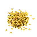 7mm Round Cupped Loose Sequins Sewing Craft Hat Wedding Dress Costume DIY Embellishment Pack of 400PCS Gold
