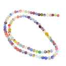 Wholesale Mix Colors Millefiori Flower Lampwork Glass Round Beads Loose Spacer Beads DIY Accessories 4mm