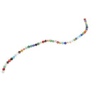 Mix Color Millefiori Lampwork Glass Round Beads Loose Spacer Beads for Jewelry Making Crafts 8mm