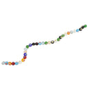 Mix Color Millefiori Lampwork Glass Round Beads Loose Spacer Beads for Jewelry Making Crafts 12mm