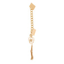 New Stylish Plating Frame Pearl Tassel Bracelet Metal Chain Holder Protector Phone Case Accessories