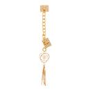 New Stylish Plating Frame Pearl Tassel Bracelet Metal Chain Holder Protector Phone Case Accessories