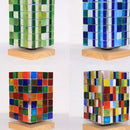 390 Piece Multicolor Square Vitreous Glass Mosaic Tiles Tessera for DIY Crafts 10x10mm
