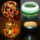 390 Piece Multicolor Square Vitreous Glass Mosaic Tiles Tessera for DIY Crafts 10x10mm