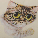 4 Pieces Assorted Cute Cat Pattern Hand Dyed Printed Cotton Fabric Sewing DIY Patchwork 15x15cm