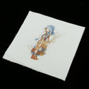 5 Pieces Assorted Country Girl Pattern Hand Dyed Printed Cotton Fabric Sewing DIY Patchwork 15x15cm