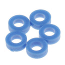 50 Pieces 3mm Plastic Gasket Shaft Sleeve Fixed Gear for Model Making Blue