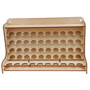 Wooden Pigment Paint Bottle Rack Model Organizer Storage Stand Holder Tools