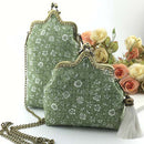 Sewing Evening Purse Handbag Metal Frame Kiss Clasp Lock Hill for Purse Bag DIY 10cm x 8cm Sliver