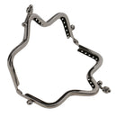 Sewing Evening Purse Handbag Metal Frame Kiss Clasp Lock Hill for Purse Bag DIY 10cm x 8cm Black
