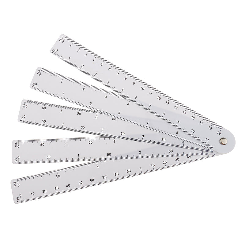 1 Set Architect Engineering Sector Scale Ruler 10 Scales Multi Ratio Ruler Measure Rulers