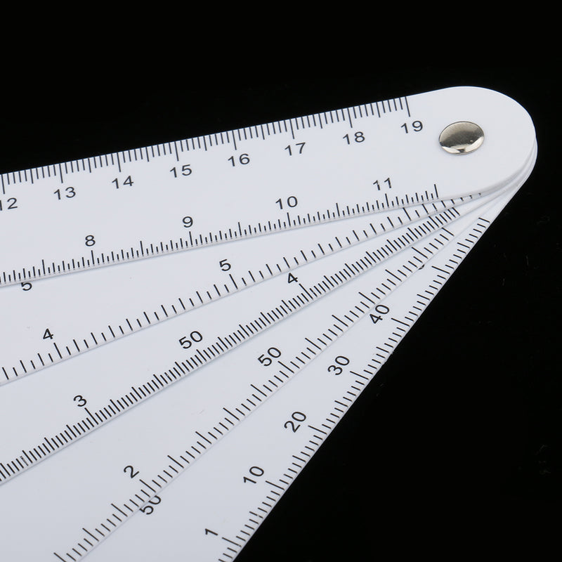 1 Set Architect Engineering Sector Scale Ruler 10 Scales Multi Ratio Ruler Measure Rulers