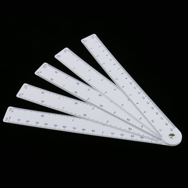 1 Set Architect Engineering Sector Scale Ruler 10 Scales Multi Ratio Ruler Measure Rulers