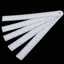 1 Set Architect Engineering Sector Scale Ruler 10 Scales Multi Ratio Ruler Measure Rulers