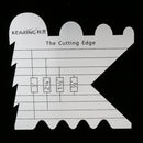 Metal Cutting Edge Ruler Template for Cutting Sealing Ribbons DIY Quilting Patchwork Crafts