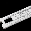 Plastic Civil Aviation Plane Ruler Aeronautical Flight Slide Ruler Flight Planing Scale Rulers