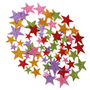 1 Pack Colorful Self Adhesive Star Shaped Foam Glitter Stickers Scrapbooking for Kid Craft