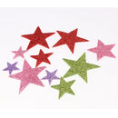 1 Pack Colorful Self Adhesive Star Shaped Foam Glitter Stickers Scrapbooking for Kid Craft