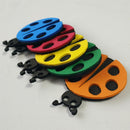 10 Pieces 3D Colorful Foam Ladybird Sticker Self Adhesive for Wall Ceil DIY Project