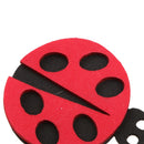 10 Pieces 3D Colorful Foam Ladybird Sticker Self Adhesive for Wall Ceil DIY Project