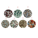 100 Pieces Vintage Style Round Ceramic Loose Beads Spacer Bead for DIY Materials 1