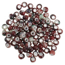 100 Pieces Vintage Style Round Ceramic Loose Beads Spacer Bead for DIY Materials 1
