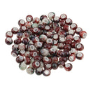 100 Pieces Vintage Style Round Ceramic Loose Beads Spacer Bead for DIY Materials 1