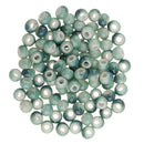 100 Pieces Vintage Style Round Ceramic Loose Beads Spacer Bead for DIY Materials 2