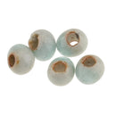 100 Pieces Vintage Style Round Ceramic Loose Beads Spacer Bead for DIY Materials 4