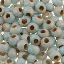 100 Pieces Vintage Style Round Ceramic Loose Beads Spacer Bead for DIY Materials 4