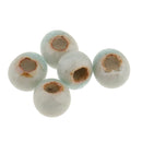 100 Pieces Vintage Style Round Ceramic Loose Beads Spacer Bead for DIY Materials 4