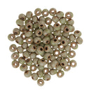 100 Pieces Vintage Style Round Ceramic Loose Beads Spacer Bead for DIY Materials 6