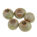 100 Pieces Vintage Style Round Ceramic Loose Beads Spacer Bead for DIY Materials 6