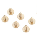 6 Pieces Mushroom Cone 4 layers Spike Screw Back Studs/Rivets 13x11 mm