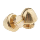 6 Pieces Brass Spike Cone Studs Rivets Press Pins DIY Leather Crafts 12x9 mm
