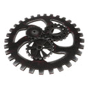 Retro Wooden Gear Ornaments Decorative Wood Crafts for Bar Coffee Shope Home Wall Hanging Decoration 40cm