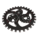 Retro Wooden Gear Ornaments Decorative Wood Crafts for Bar Coffee Shope Home Wall Hanging Decoration 40cm