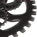 Retro Wooden Gear Ornaments Decorative Wood Crafts for Bar Coffee Shope Home Wall Hanging Decoration 40cm