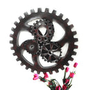Retro Wooden Gear Ornaments Decorative Wood Crafts for Bar Coffee Shope Home Wall Hanging Decoration 40cm