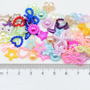 75 Pieces Assorted Flatback Pearl Scapbooking Embellishment for DIY Phone Case Hair Accessories