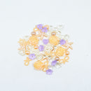 50 Pieces Assorted Flatback Pearl Scapbooking Embellishment for DIY Phone Case Hair Accessories