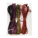 Set of 5PCS Flat Faux Suede Korean Velvets Cord String Jewelry DIY Making Lacing Beading Accessories 2