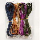 Set of 5PCS Flat Faux Suede Korean Velvets Cord String Jewelry DIY Making Lacing Beading Accessories 3