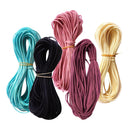 Set of 5PCS Flat Faux Suede Korean Velvets Cord String Jewelry DIY Making Lacing Beading Accessories 4