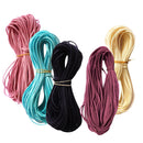 Set of 5PCS Flat Faux Suede Korean Velvets Cord String Jewelry DIY Making Lacing Beading Accessories 4
