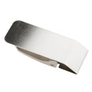 Men's Women's Slim Stainless Steel Money Clip Metal Wallet ID Credit Card Cash Bill Holder Steel Clamp Sliver