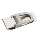 Men's Women's Slim Stainless Steel Money Clip Metal Wallet ID Credit Card Cash Bill Holder Steel Clamp Sliver